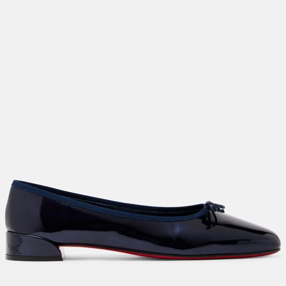 Christian Louboutin SWEETIE JANE FLAT Patent Leather Ballerina Flats Shoes - Picture 2 of 16